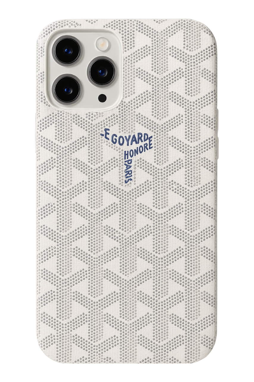 Coque Goyard Blanche Luneva
