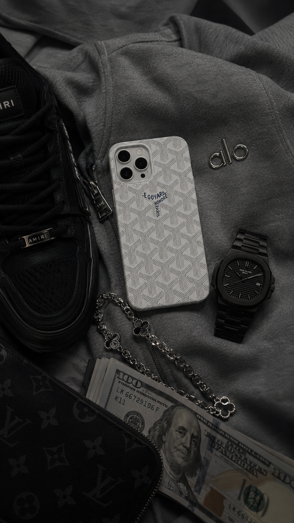 Coque Goyard Blanche Luneva