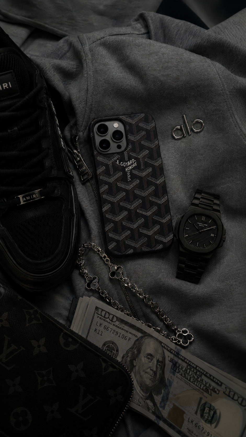 Coque Goyard Noire Luneva