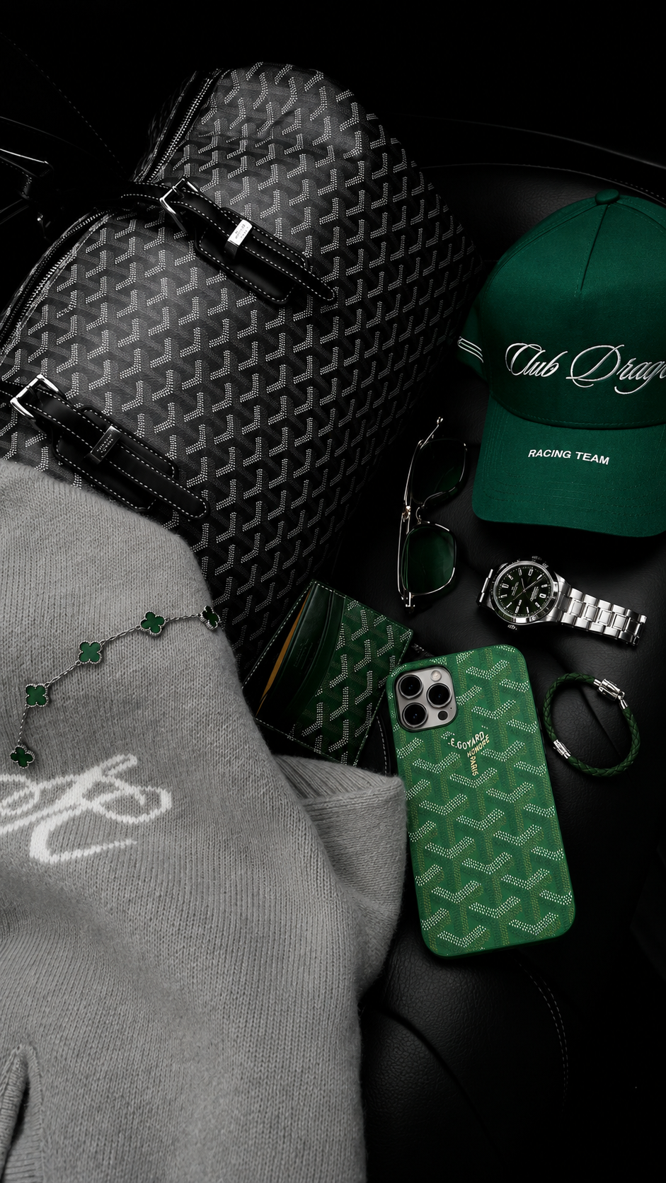 Coque Goyard Verte Luneva