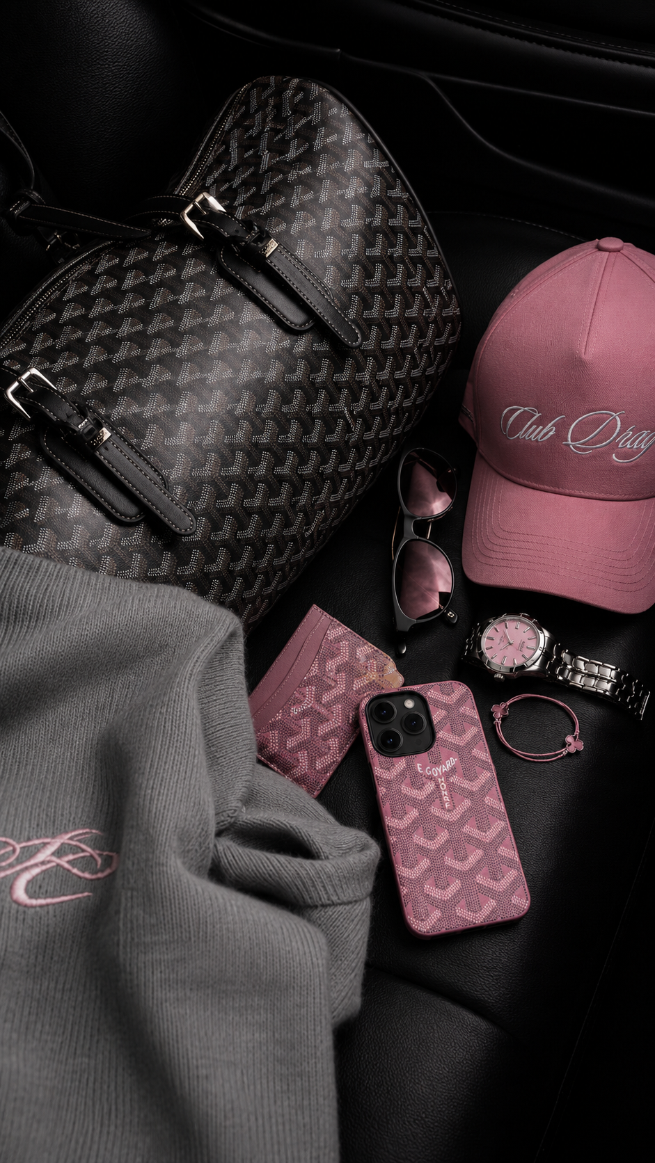 Coque Goyard Rose Luneva