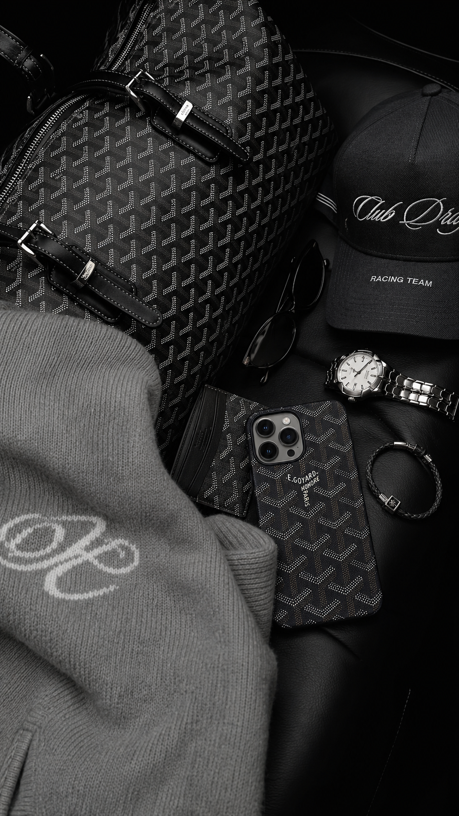 Coque Goyard Noire Luneva