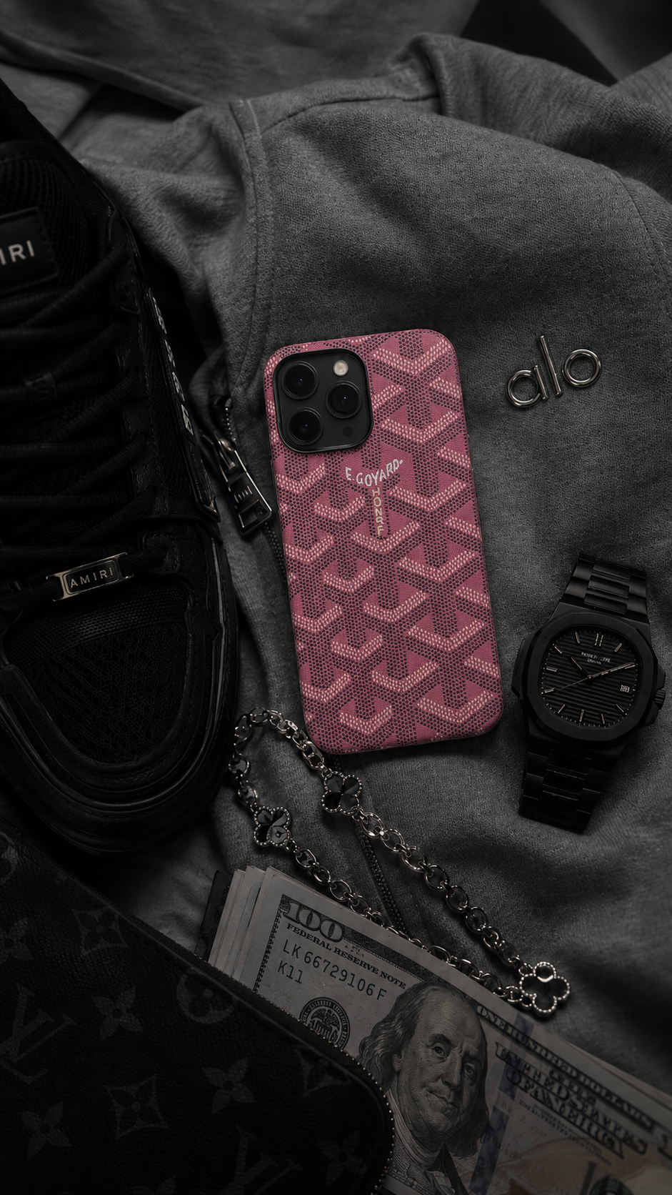 Coque Goyard Rose Luneva