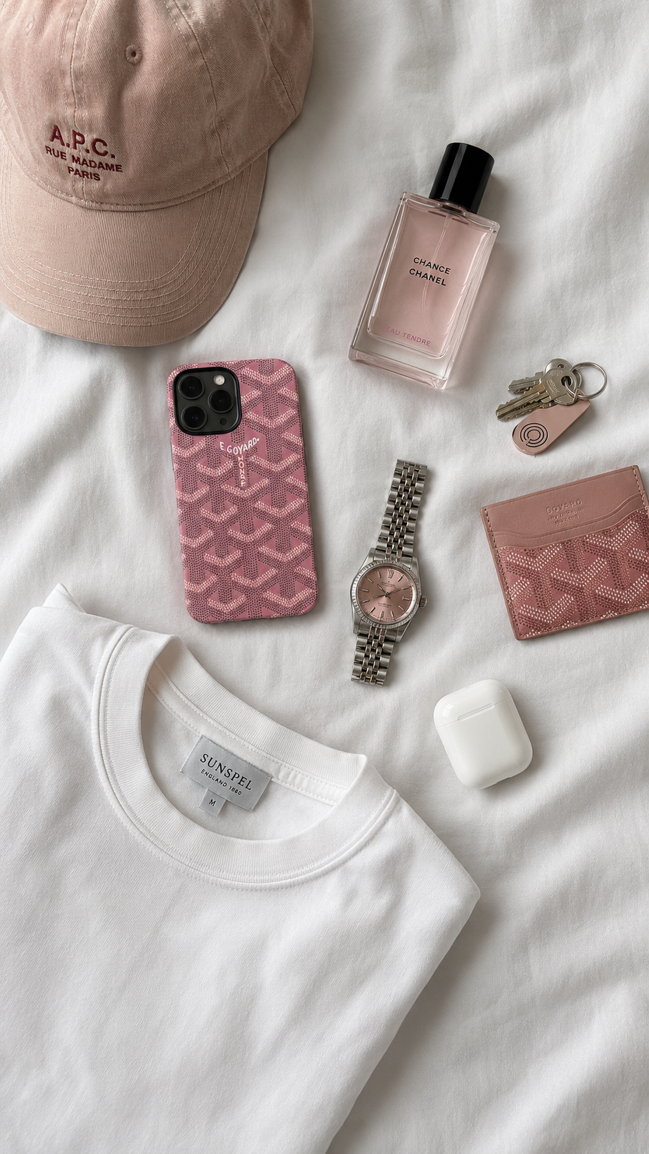 Coque Goyard Rose Luneva