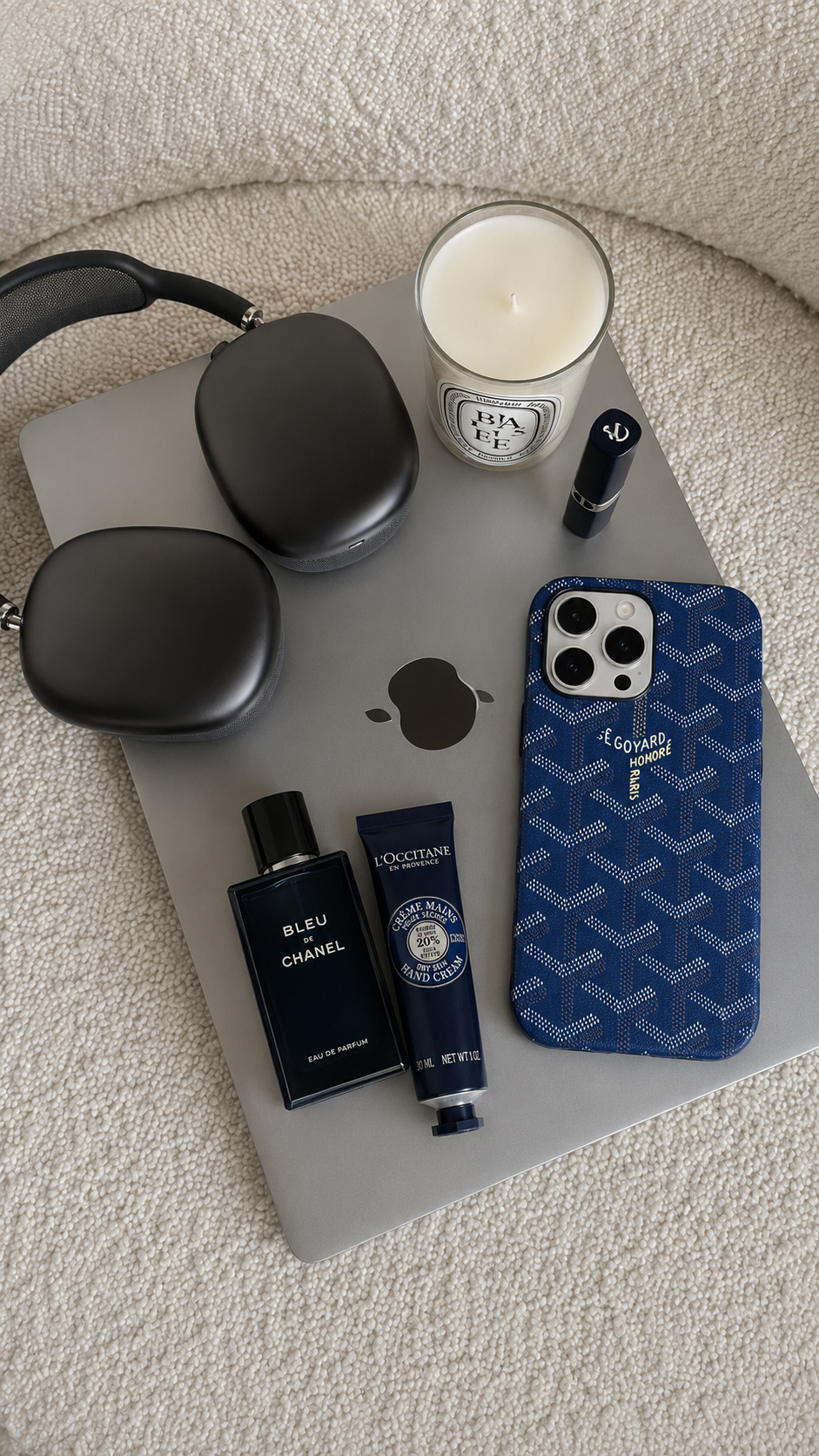 Coque Goyard Bleu marine Luneva