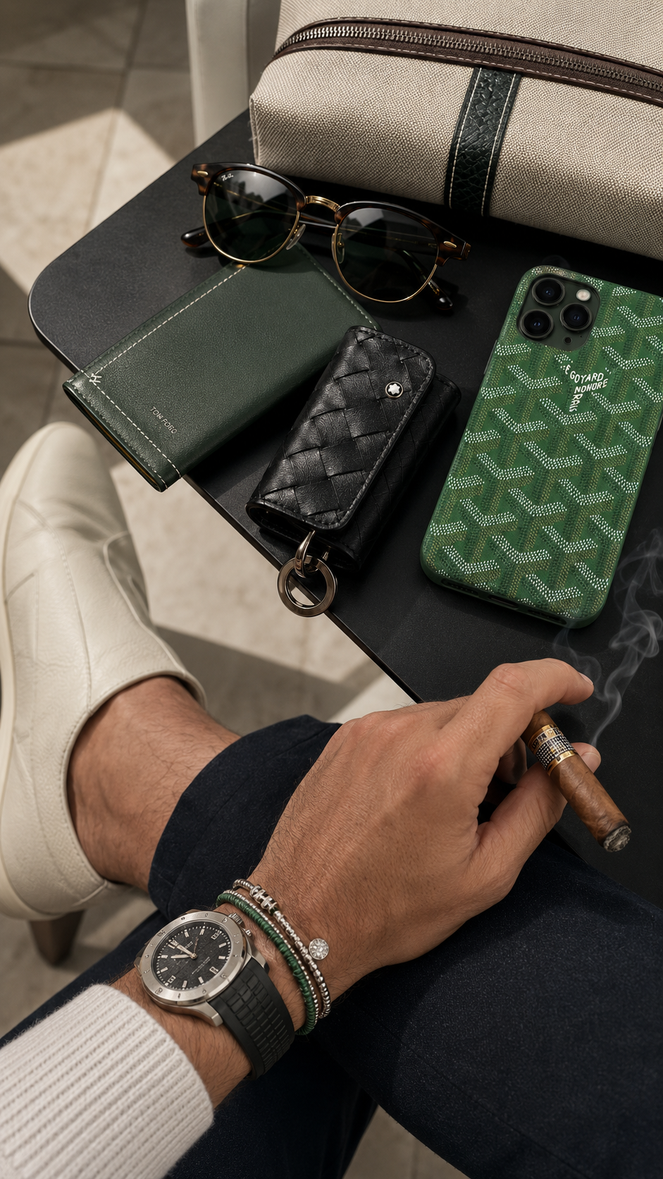 Coque Goyard Verte Luneva