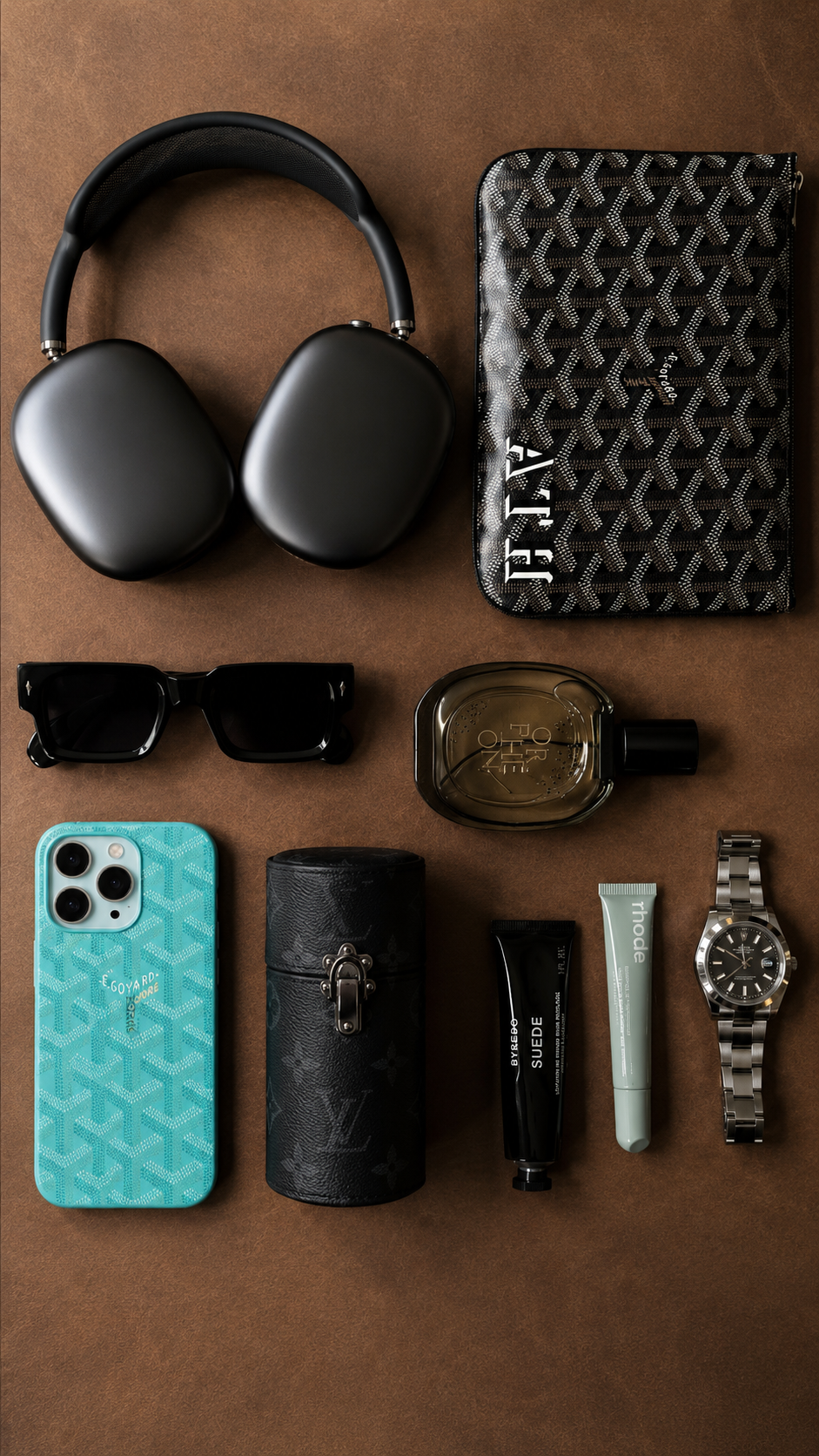 Coque Goyard Bleu ciel Luneva