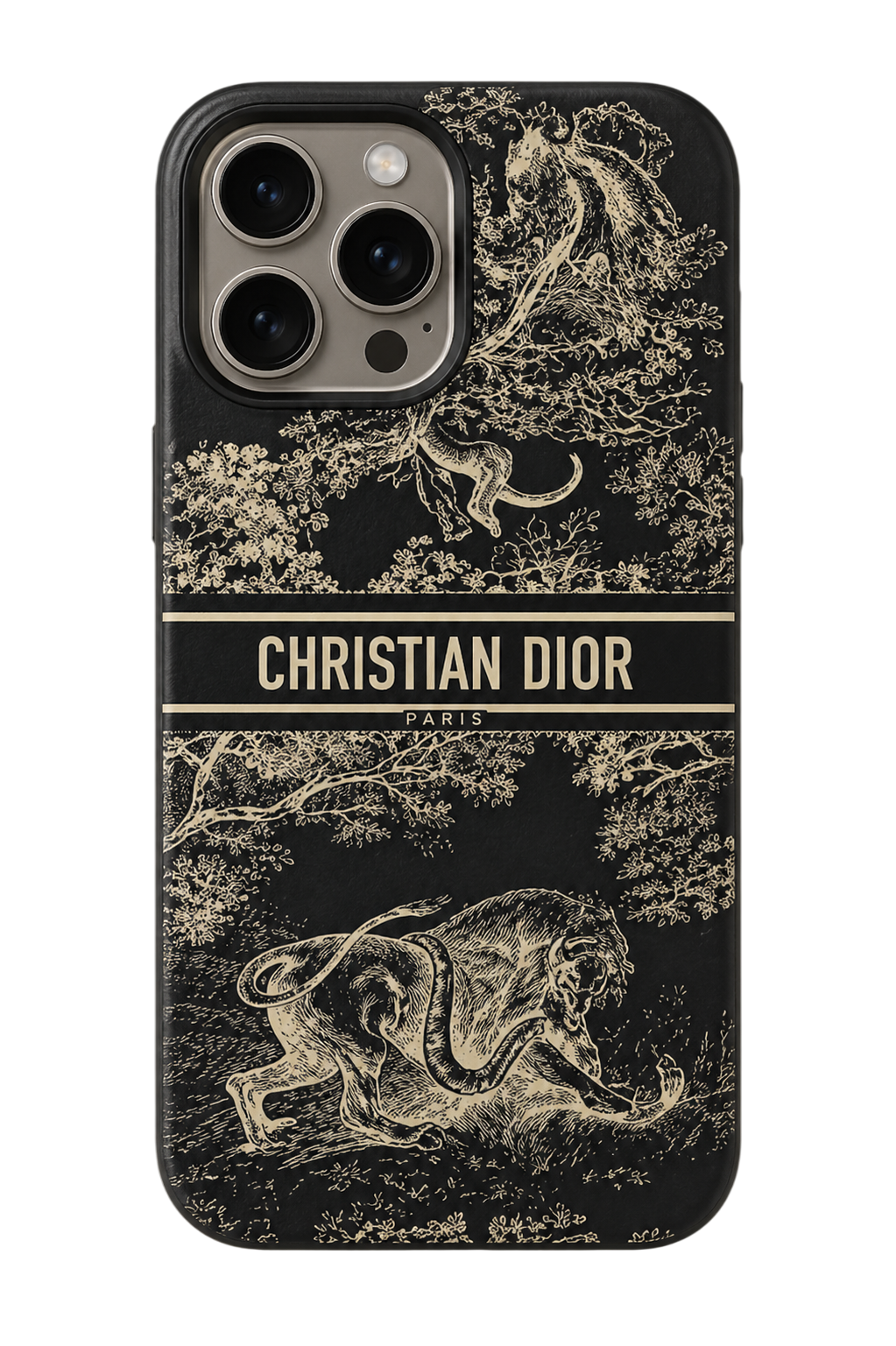 Coque Dior Black & Gold CaseProject