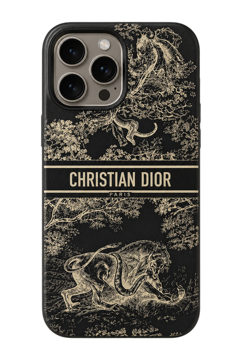 Coque Dior Black & Gold CaseProject