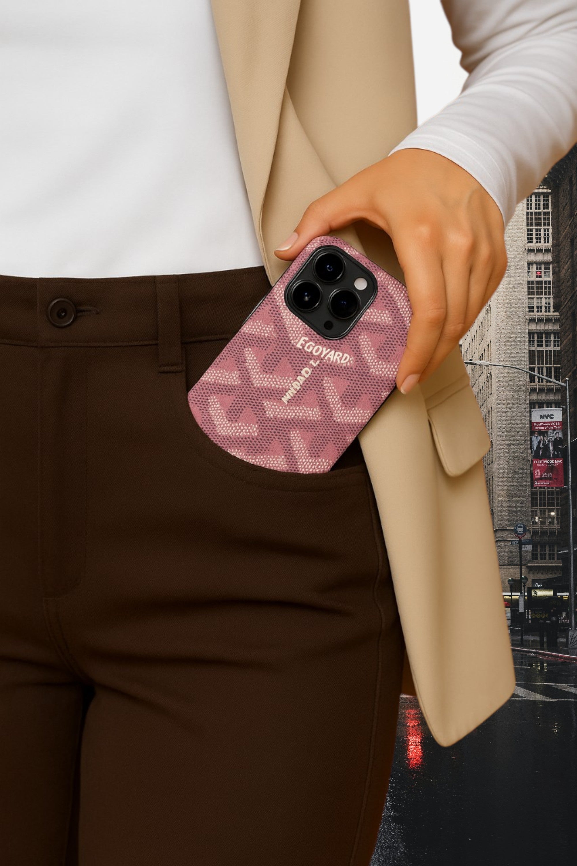 Coque Goyard Rose Luneva