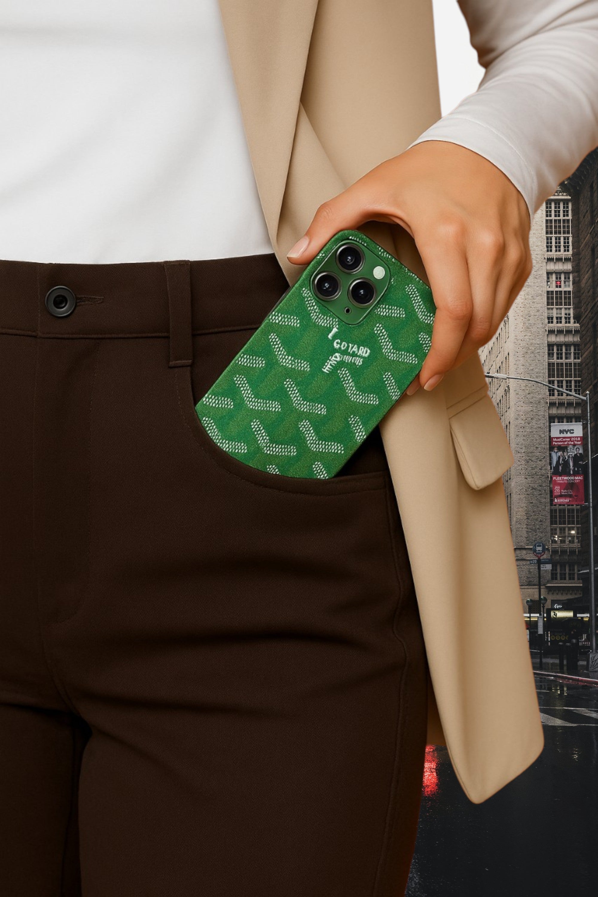 Coque Goyard Verte Luneva