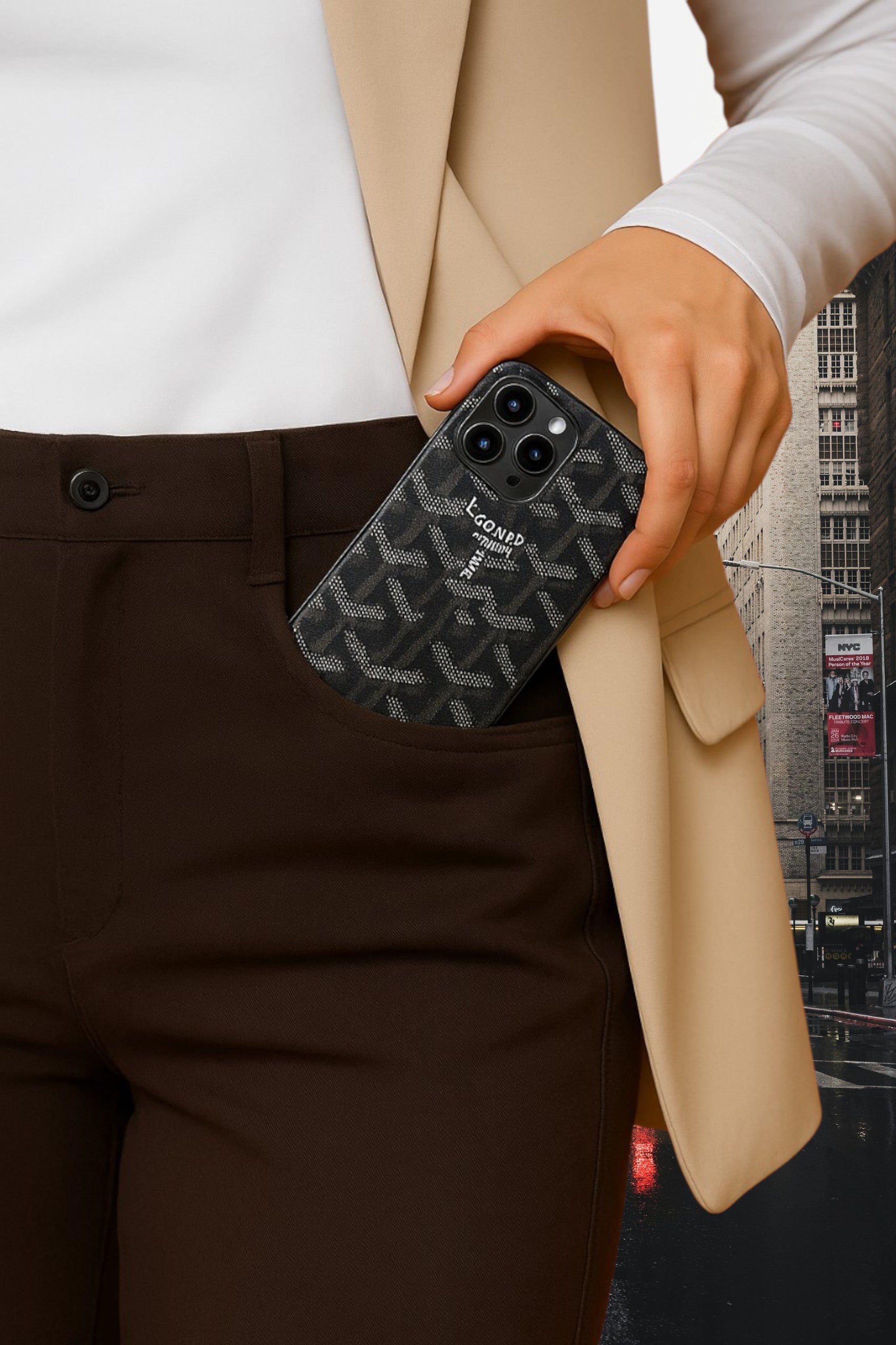 Coque Goyard Noire Luneva